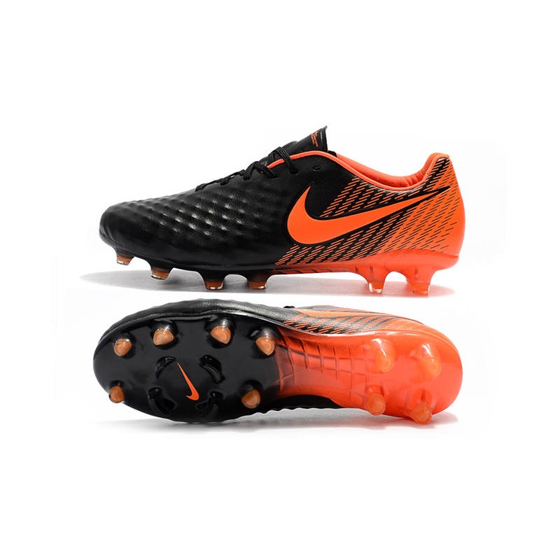 Nike Magista Opus FG Černá oranžový